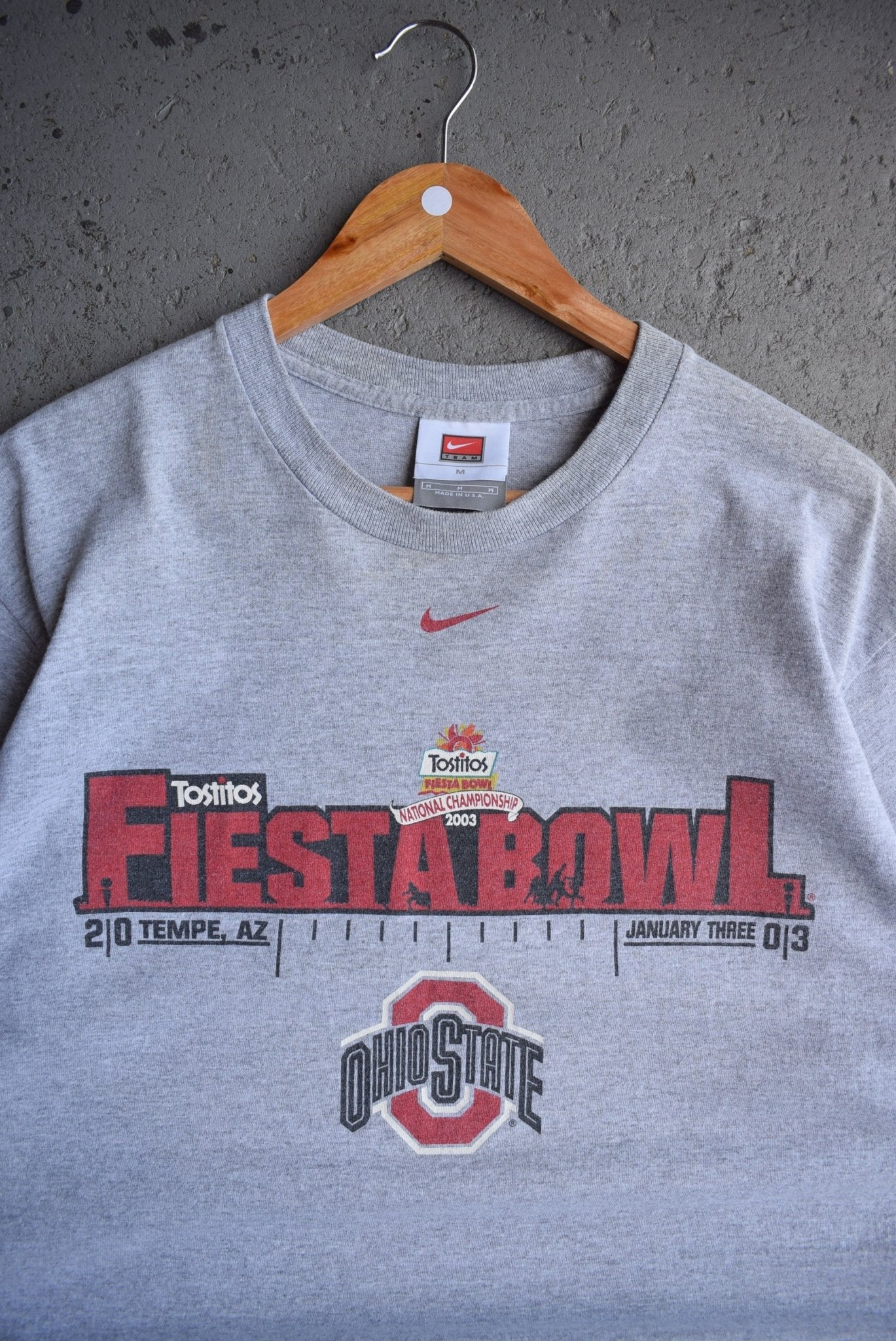Vintage 2003 Nike x Ohio State University Fiesta Bowl Tee (M/L) - Retrospective Store