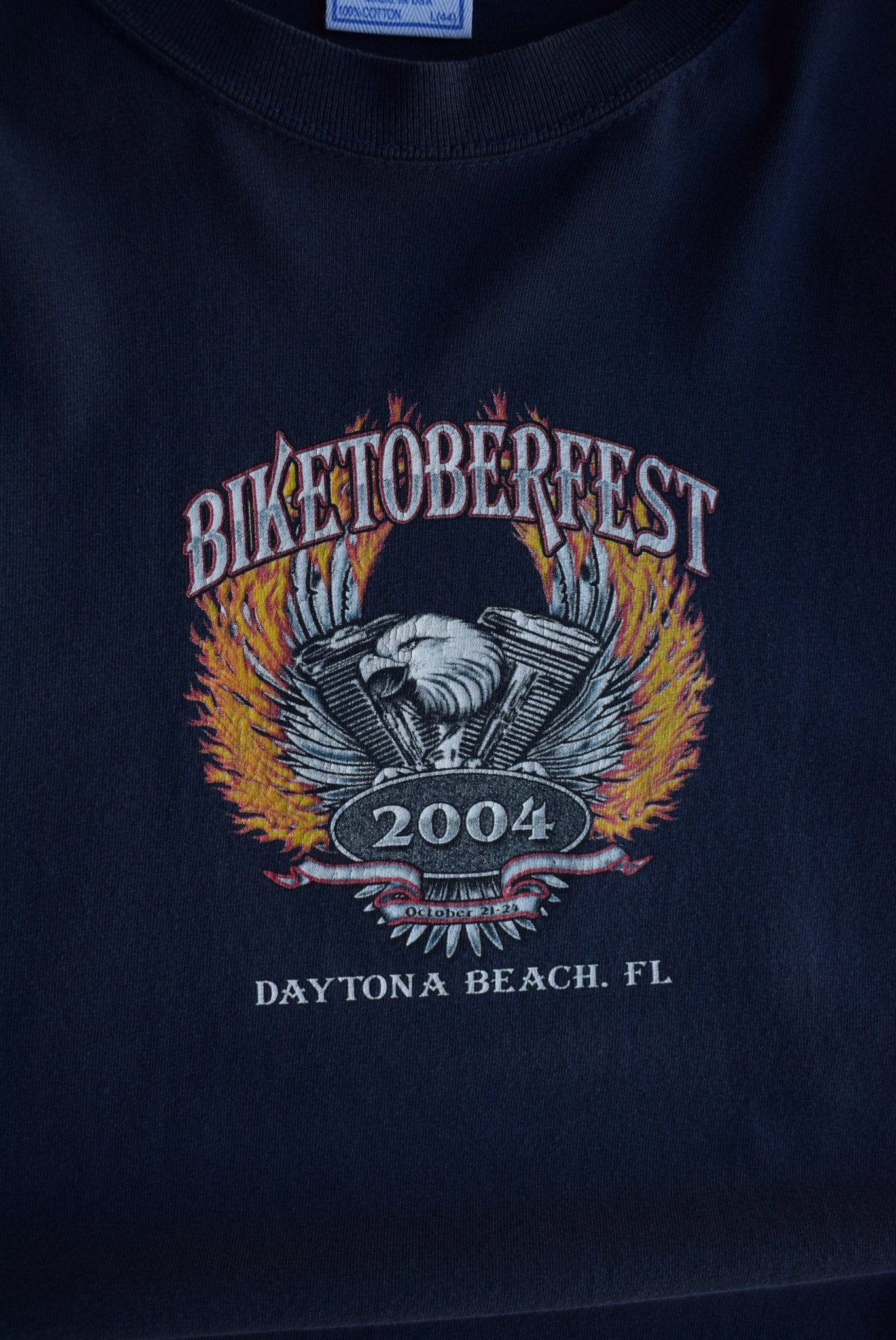 Vintage 2004 Biketoberfest Long Sleeve Tee (M) - Retrospective Store