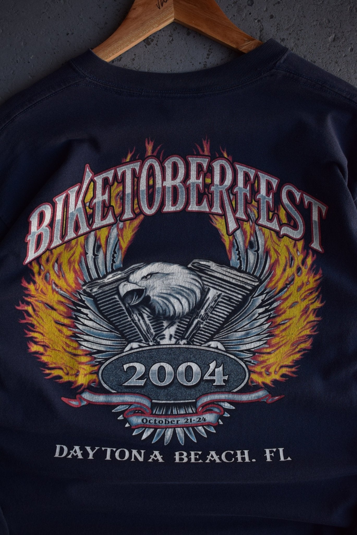 Vintage 2004 Biketoberfest Long Sleeve Tee (M) - Retrospective Store