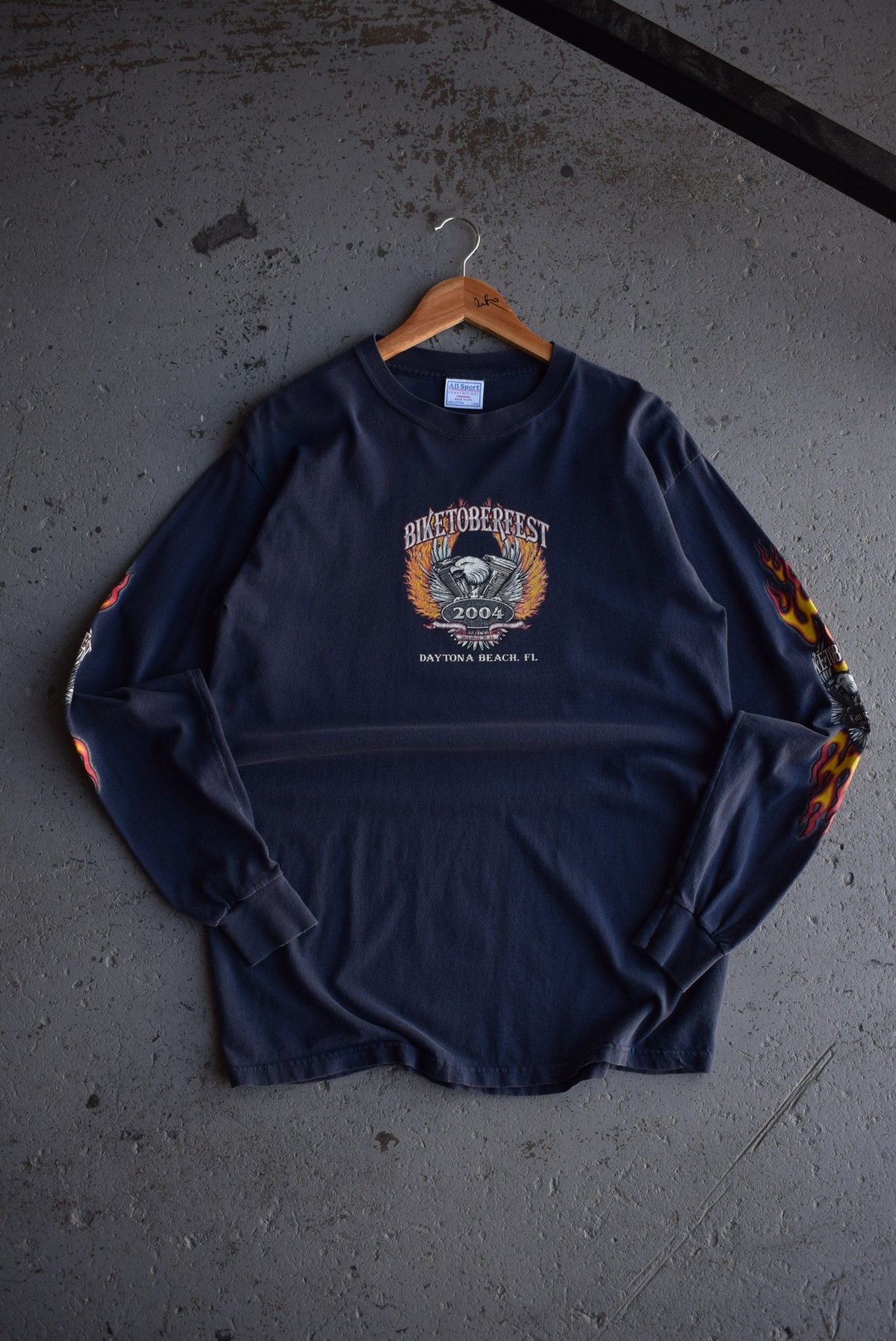 Vintage 2004 Biketoberfest Long Sleeve Tee (M) - Retrospective Store