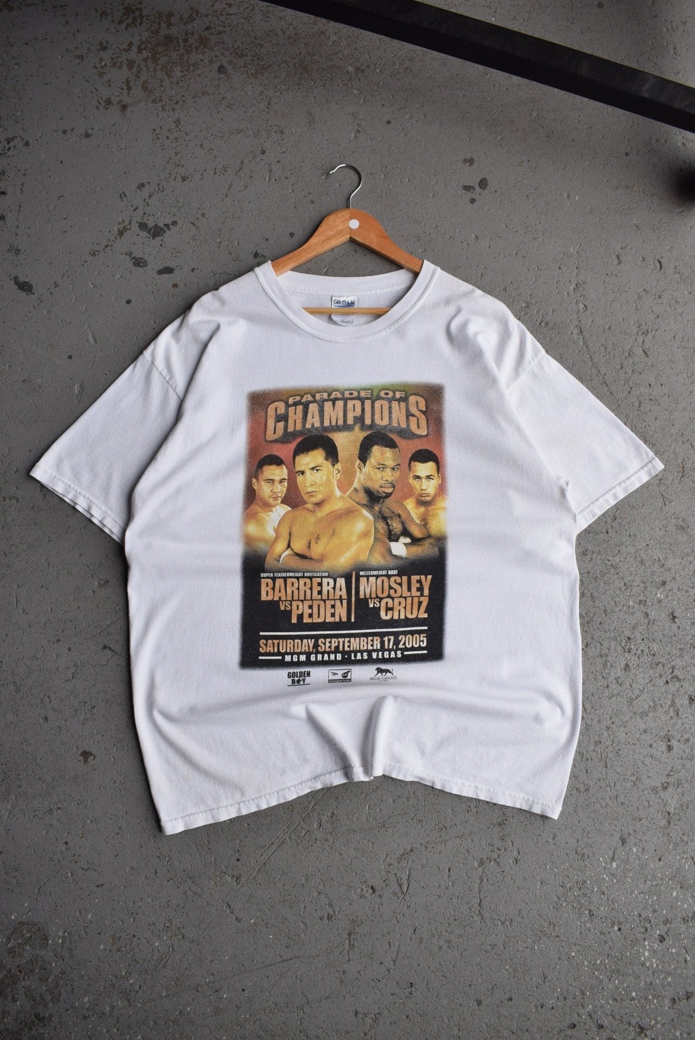 Vintage 2005 Parade of Champions Boxing Tee (XL) - Retrospective Store