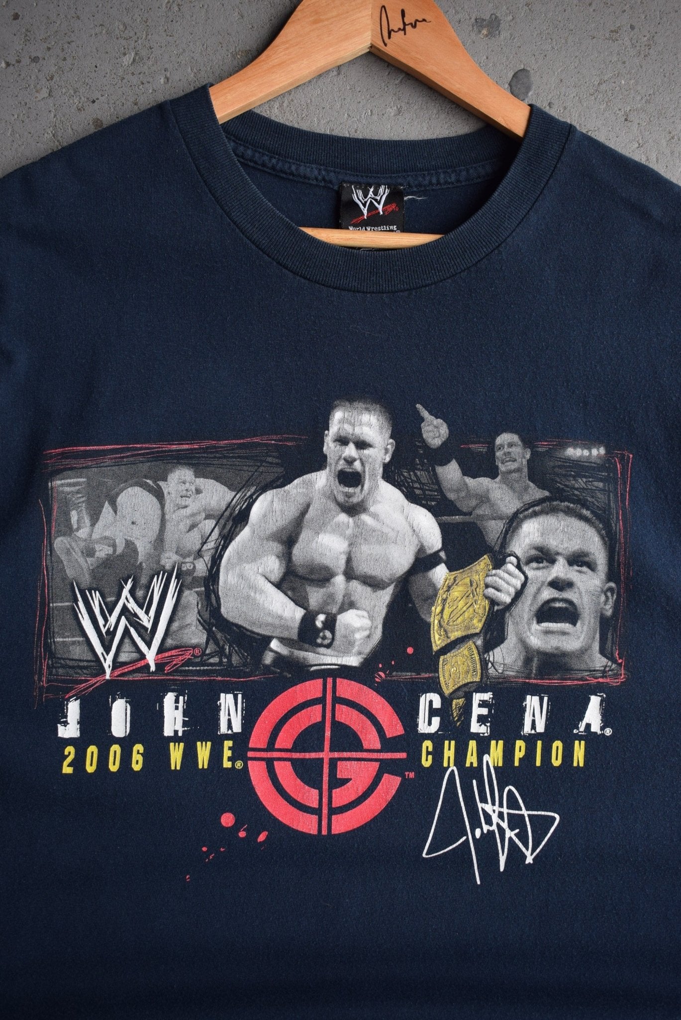 Vintage 2006 WWE John Cena Champion Tank (L) - Retrospective Store
