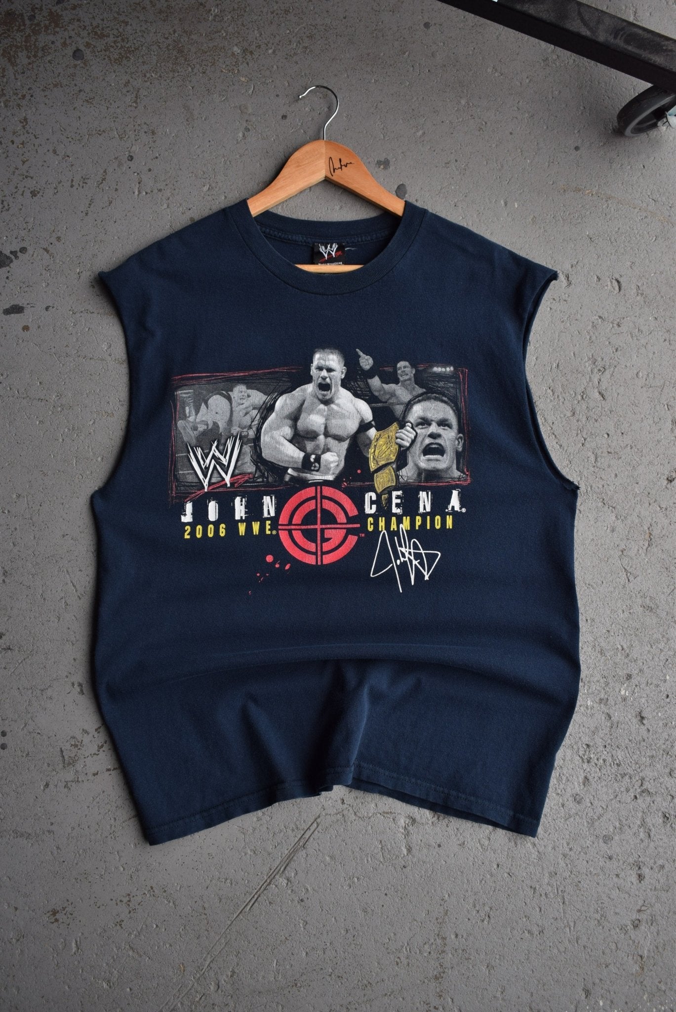 Vintage 2006 WWE John Cena Champion Tank (L) - Retrospective Store