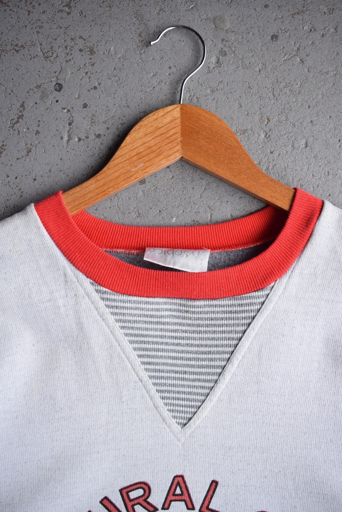 Vintage 80s Adidas 'Natural Grey' Crewneck (L) - Retrospective Store