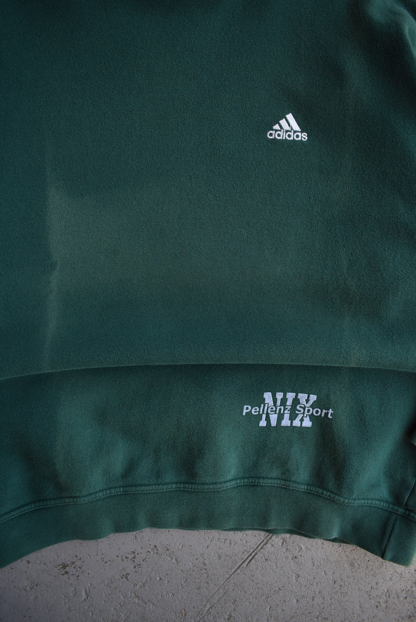 Vintage 90s Adidas Classic Logo Embroidered Crewneck (L/XL) - Retrospective Store