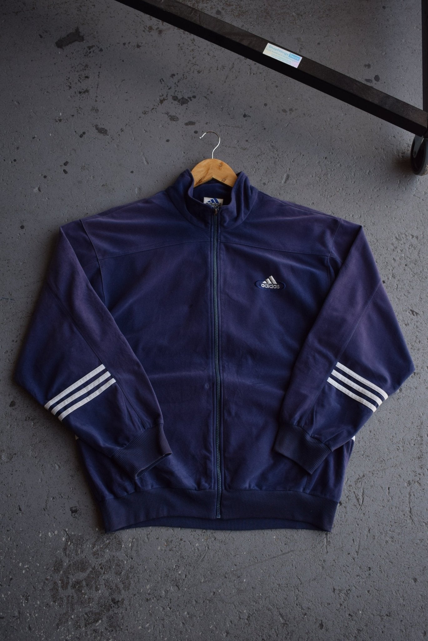 Vintage 90s Adidas Classic Logo Embroidered Jacket (M/L) - Retrospective Store