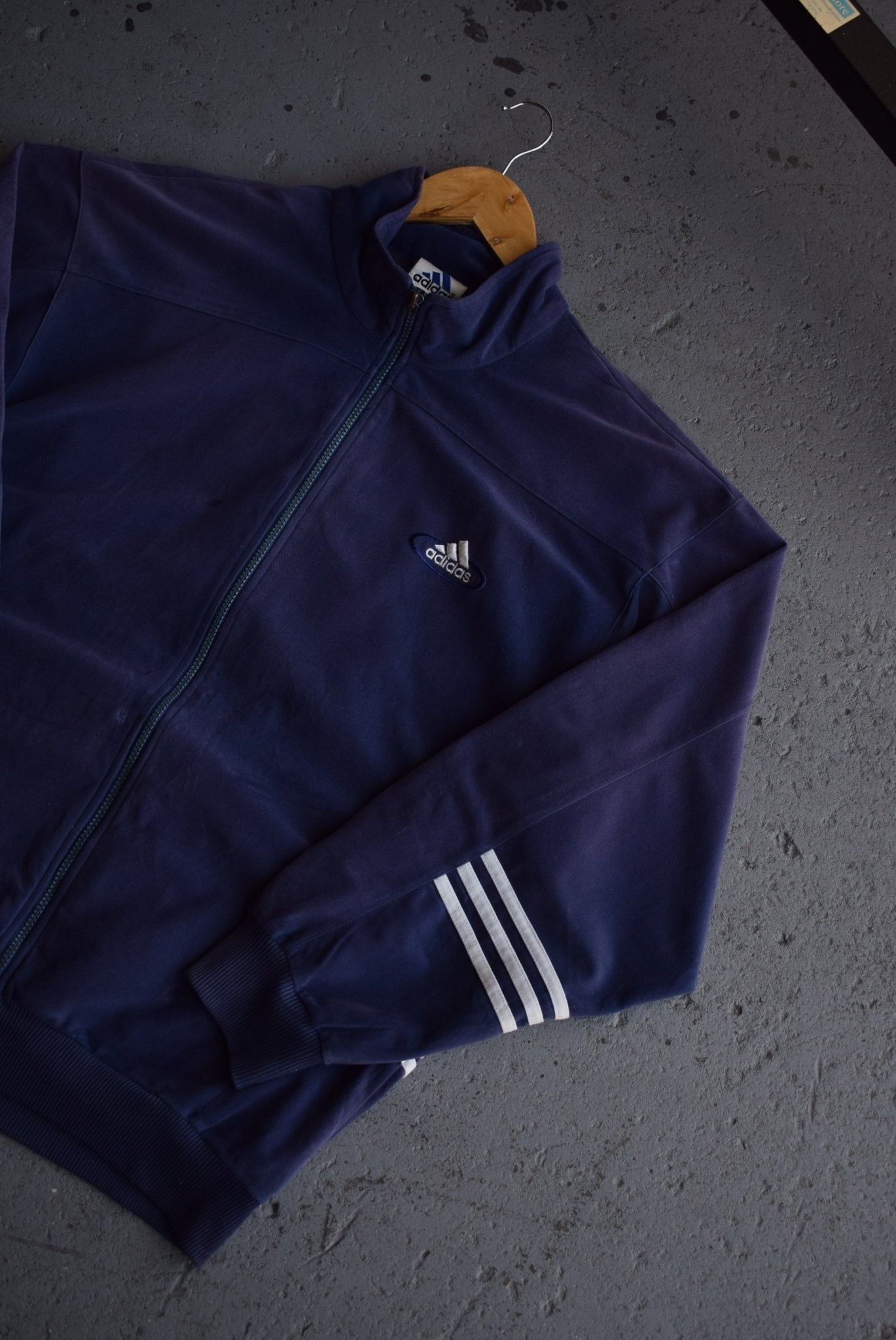 Vintage 90s Adidas Classic Logo Embroidered Jacket (M/L) - Retrospective Store