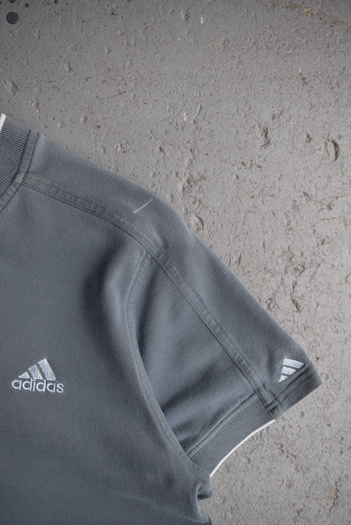 Vintage 90s Adidas Classic Logo Embroidered Tee (S) - Retrospective Store