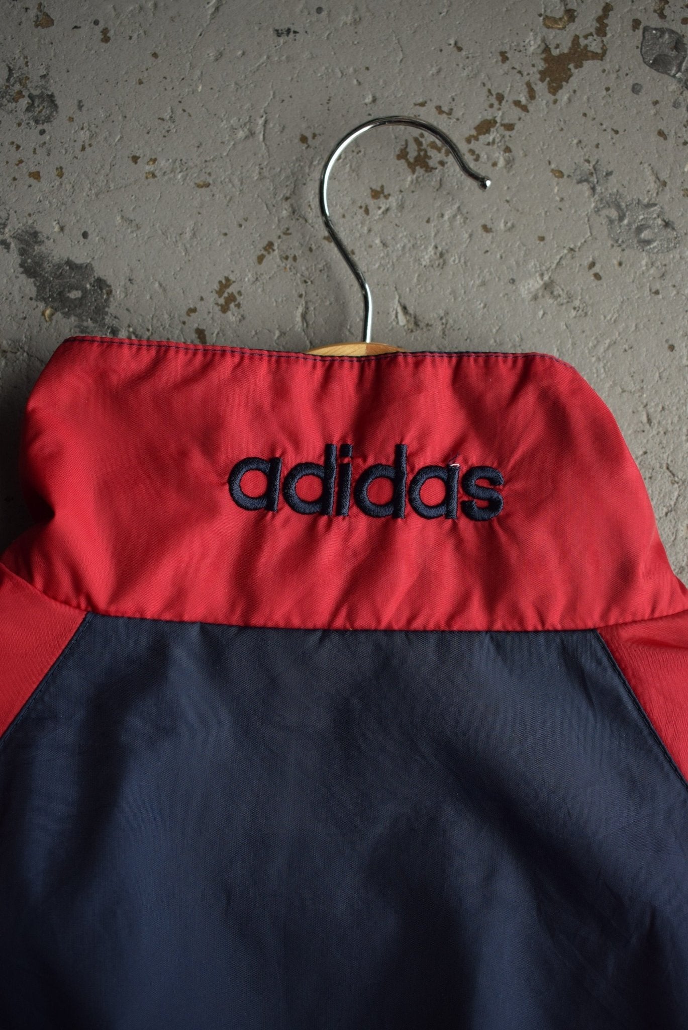 Vintage 90s Adidas Embroidered Spellout Jacket (L) - Retrospective Store