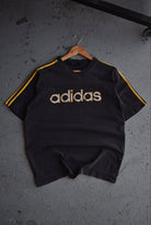 Vintage 90s Adidas Embroidered Spellout Tee (M/L) - Retrospective Store