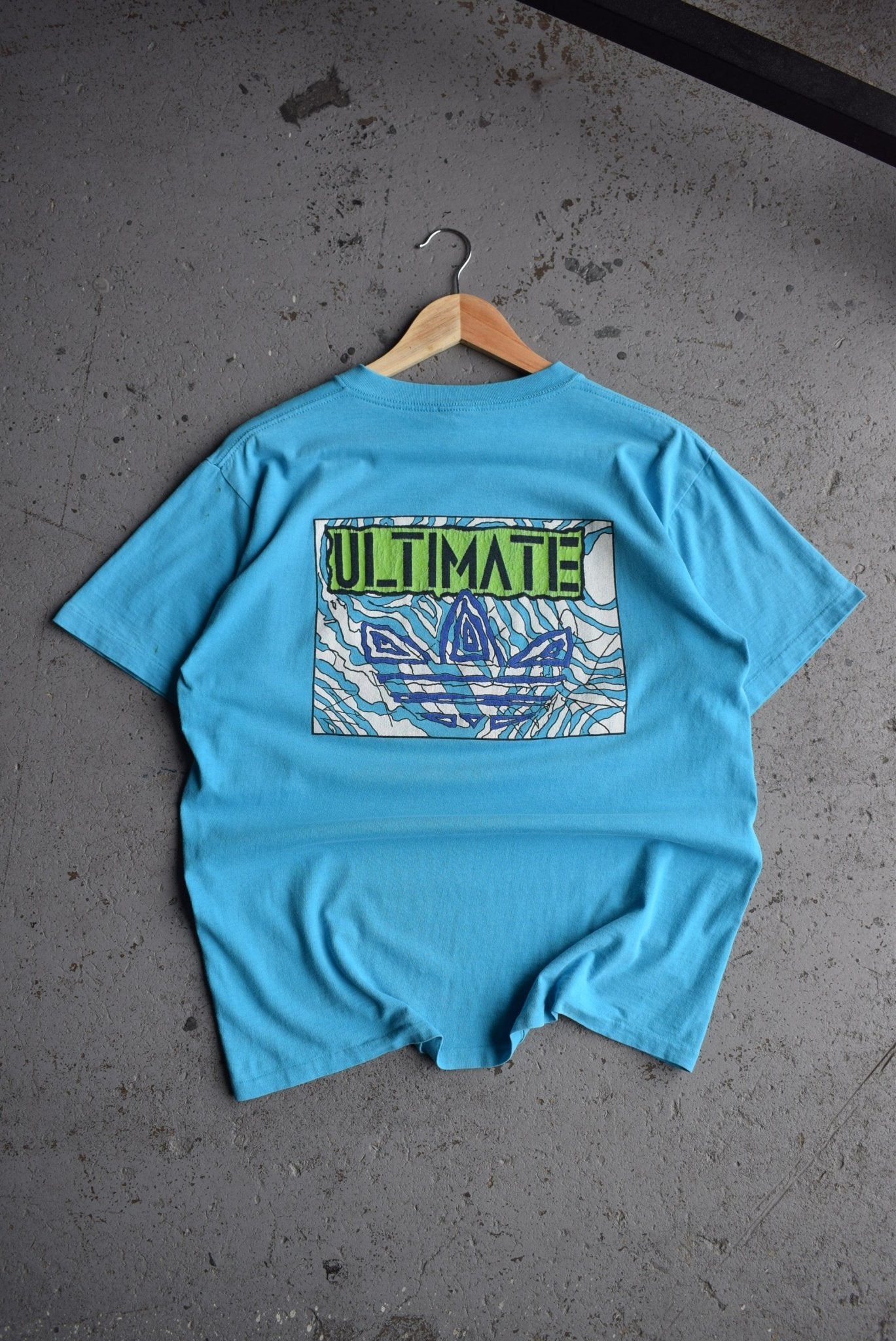 Vintage 90s Adidas Graphic Tee (S) - Retrospective Store