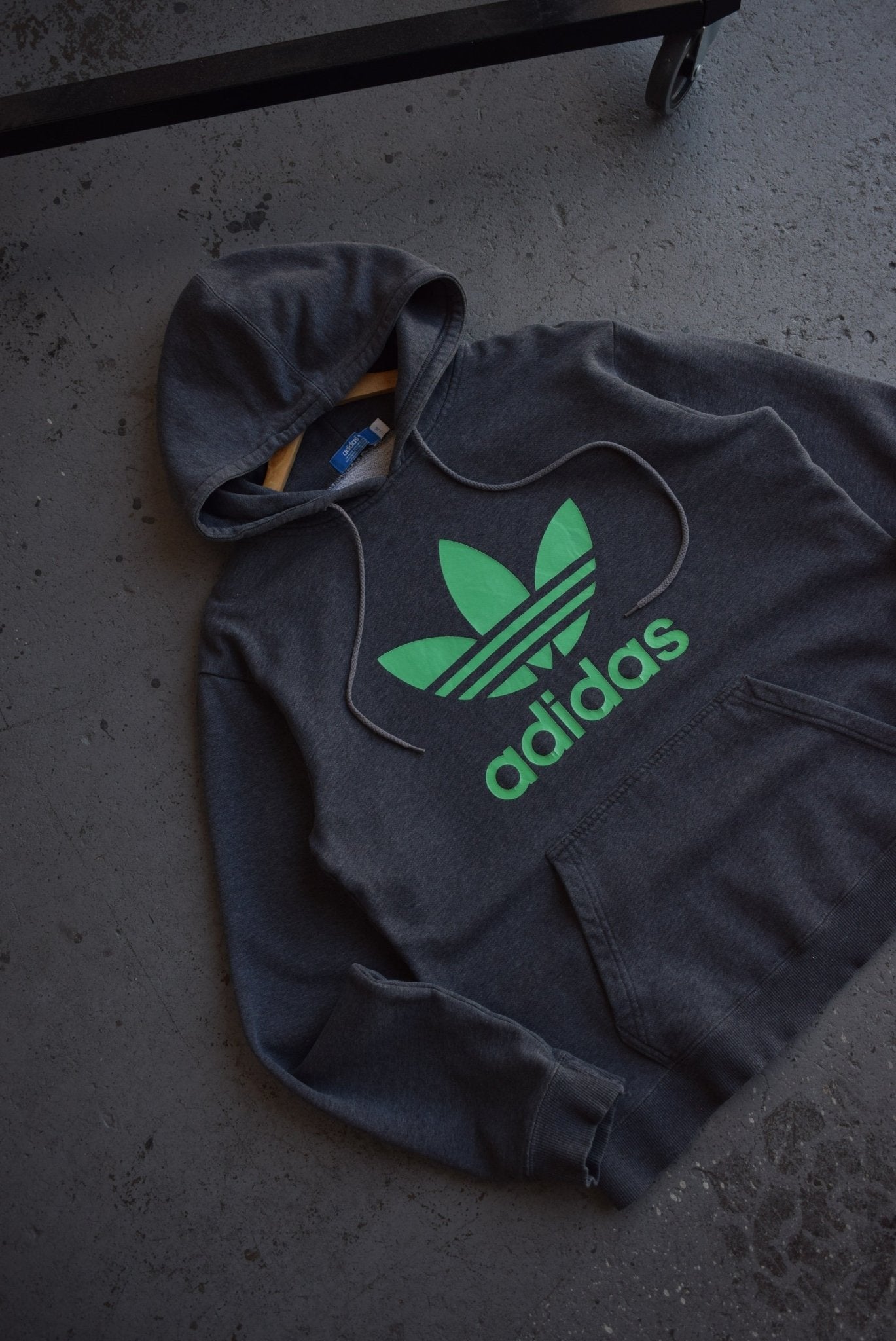 Vintage 90s Adidas Spellout Hoodie (L) - Retrospective Store