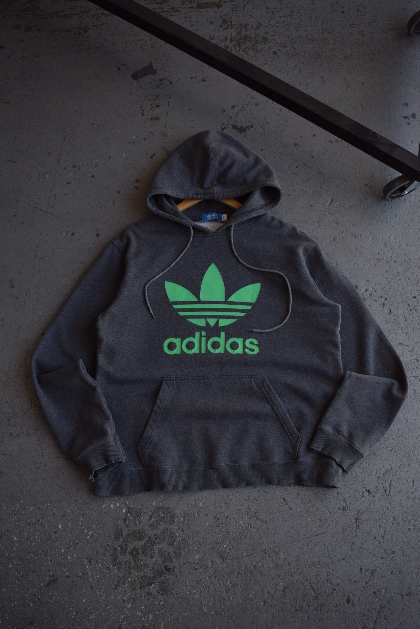 Vintage 90s Adidas Spellout Hoodie (L) - Retrospective Store
