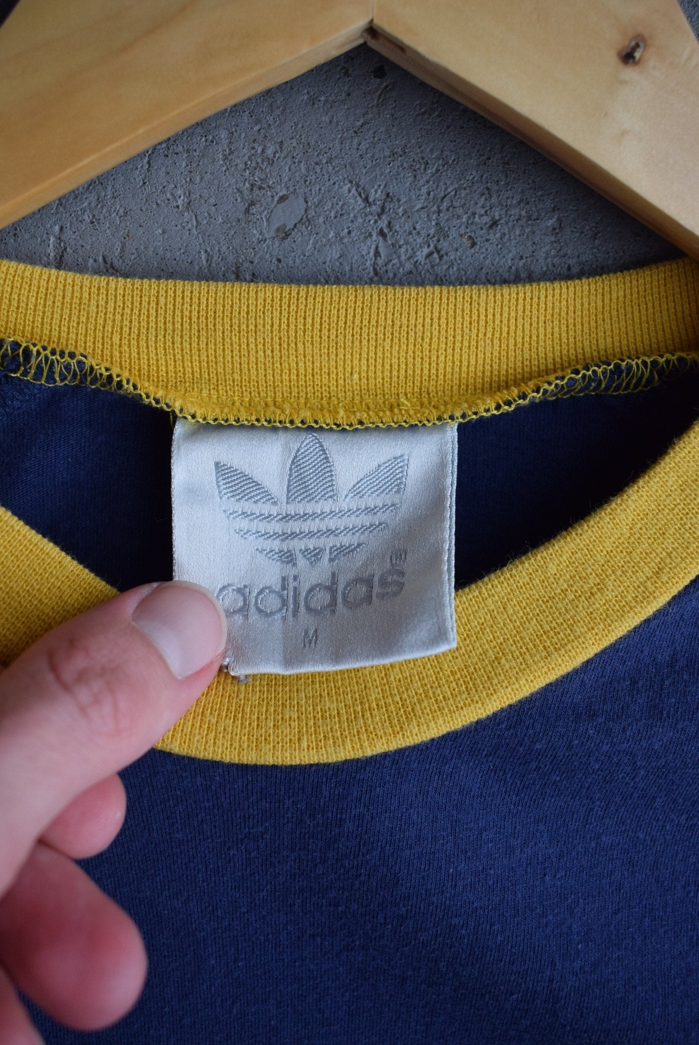 Vintage 90s Adidas Spellout Tee (M) - Retrospective Store