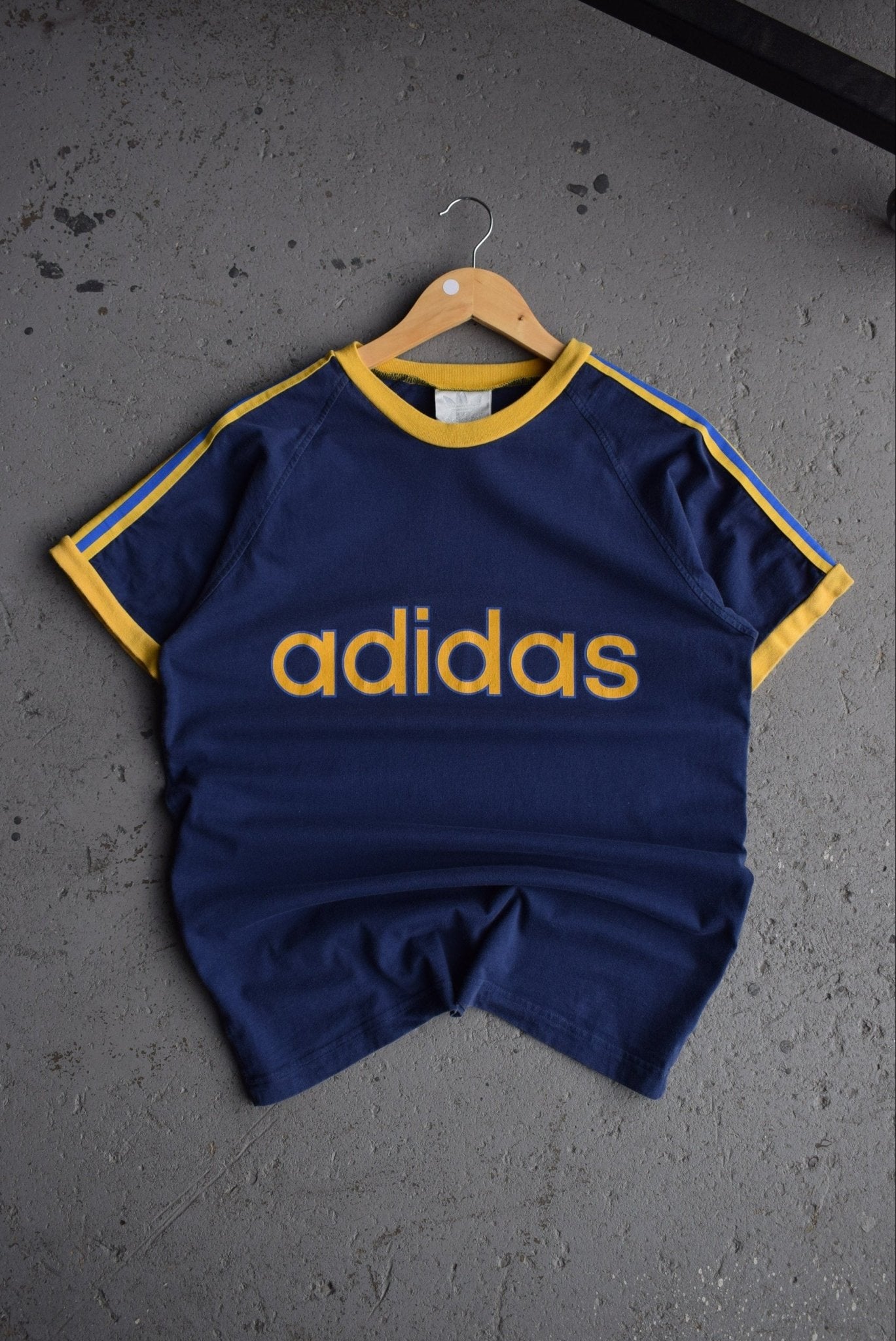 Vintage 90s Adidas Spellout Tee (M) - Retrospective Store