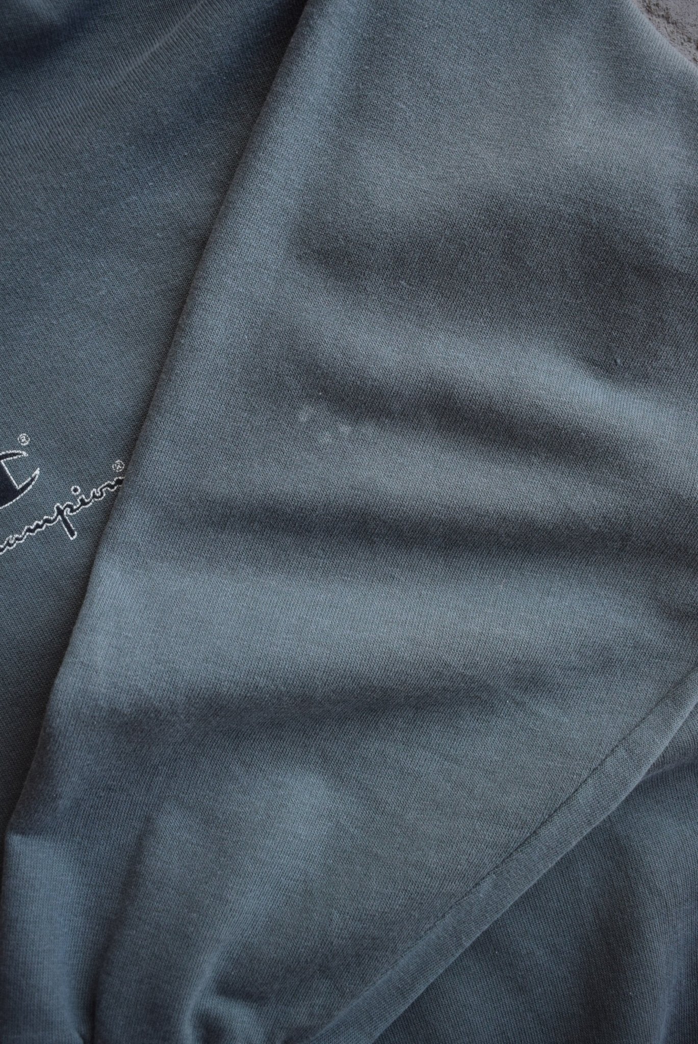 Vintage 90s Champion Spellout Quarter Button Sweater (L/XL) - Retrospective Store