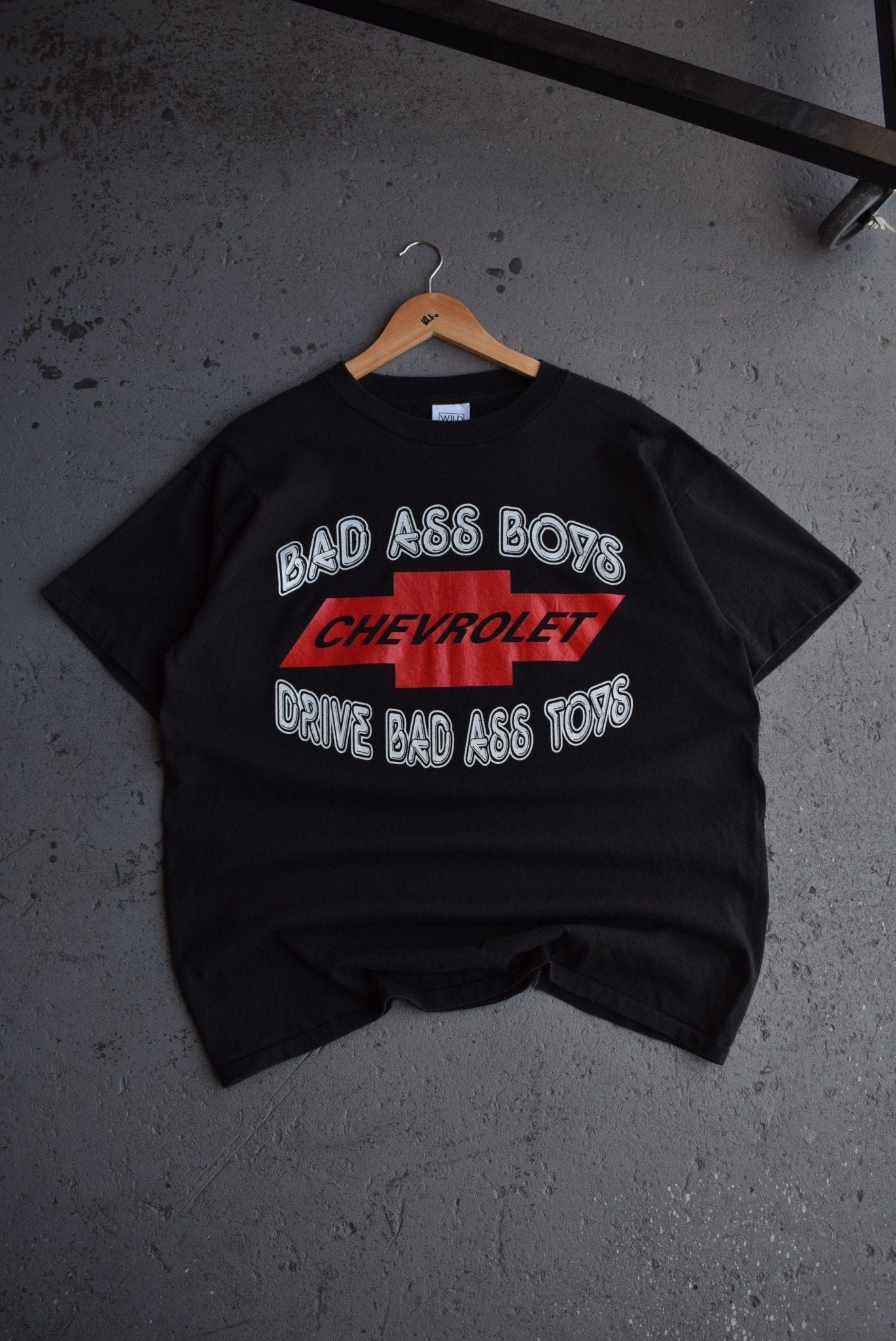 Vintage 90s Chevrolet 'Bad Ass Boys' Tee (L) - Retrospective Store