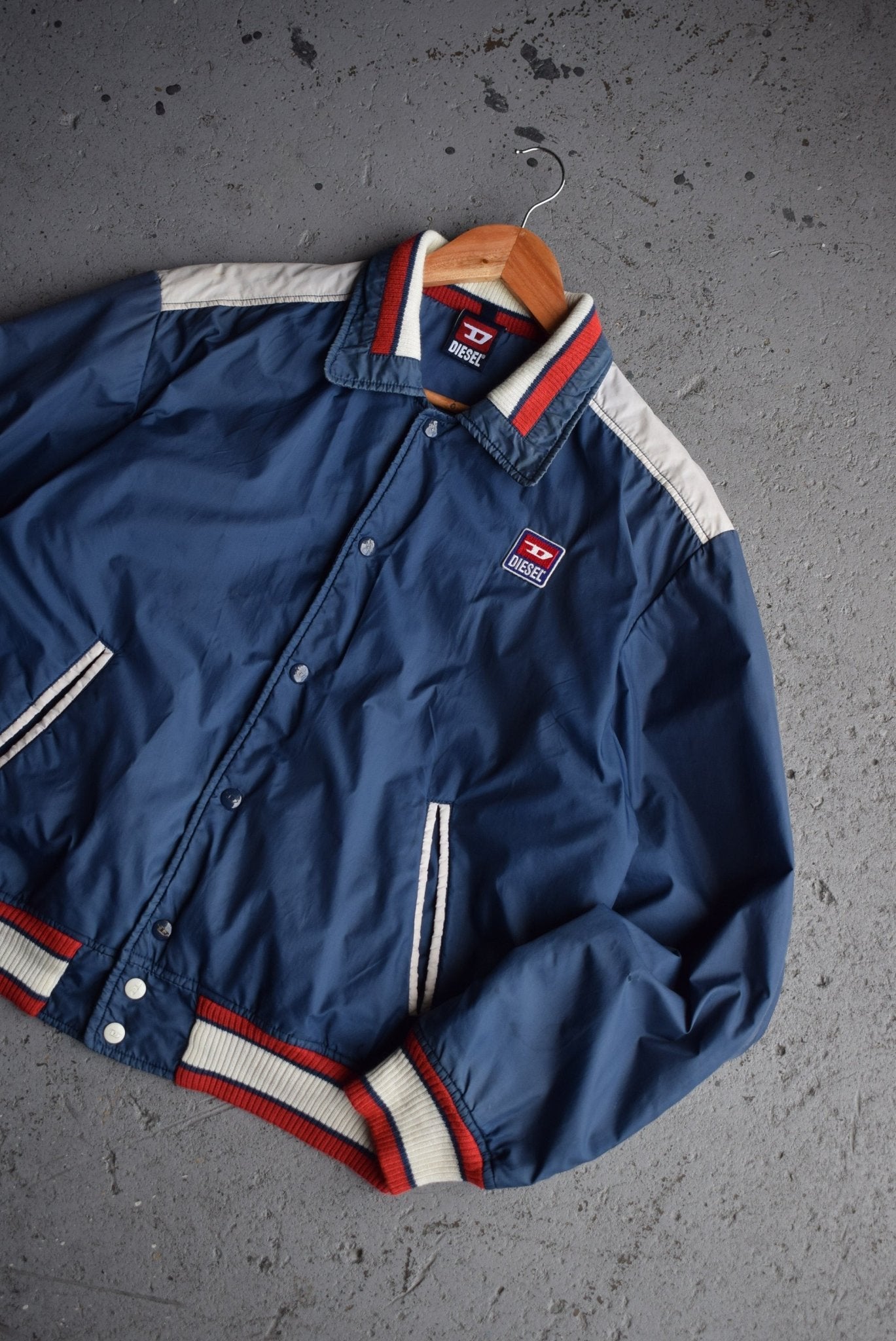 Vintage 90s Diesel Classic Logo Bomber Jacket (M/L) - Retrospective Store