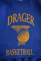 Vintage 90s Drager Basketball Graphic Crewneck (XL) - Retrospective Store