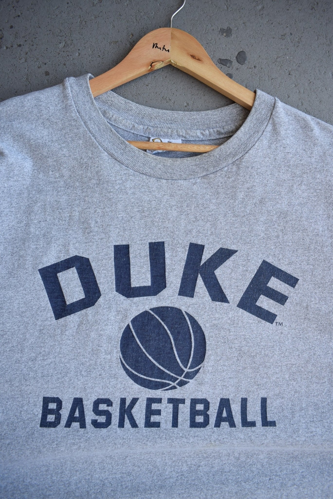 Vintage 90s Duke University Basketball Tee (XXL) - Retrospective Store