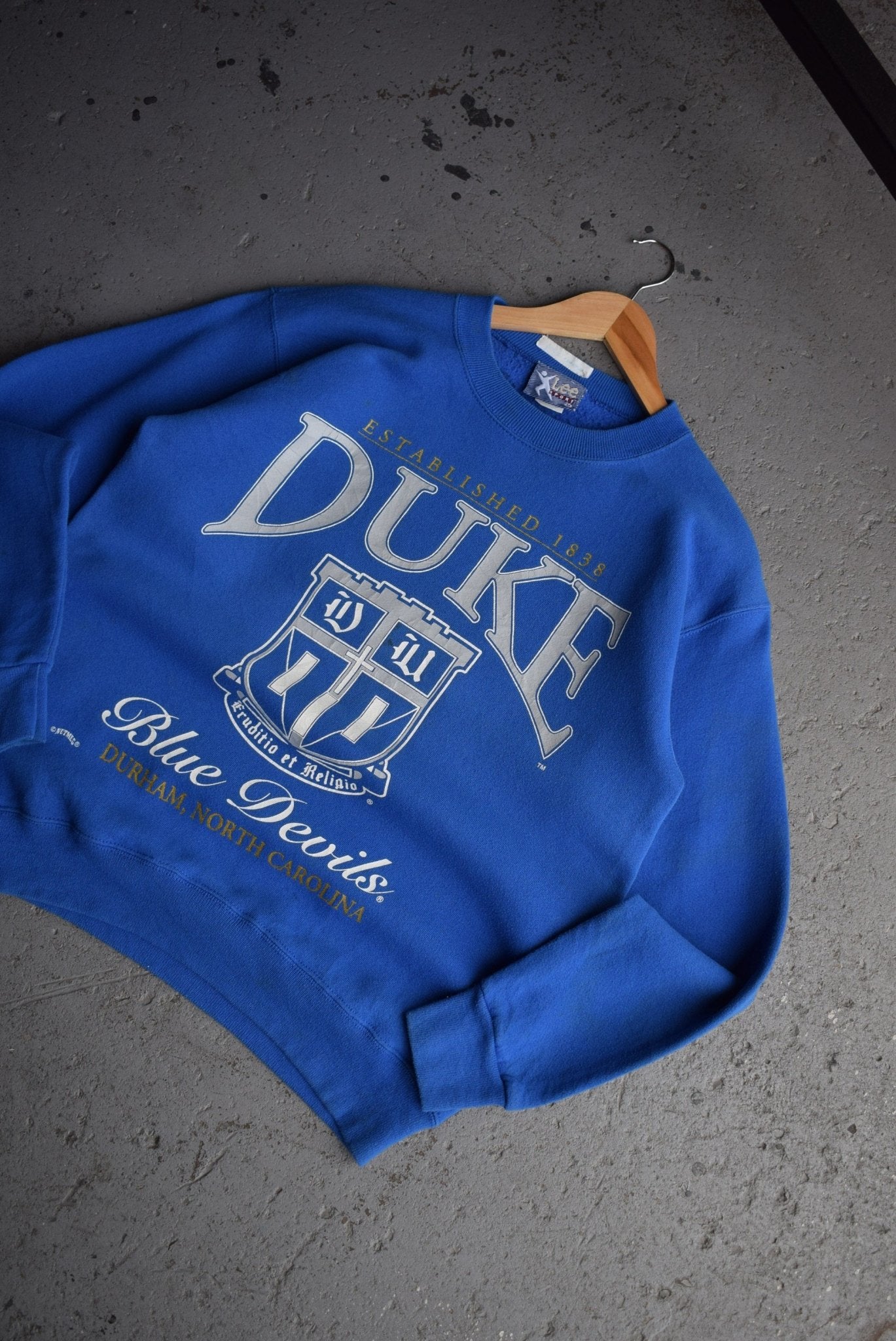 Vintage 90s Duke University Crewneck (M) - Retrospective Store