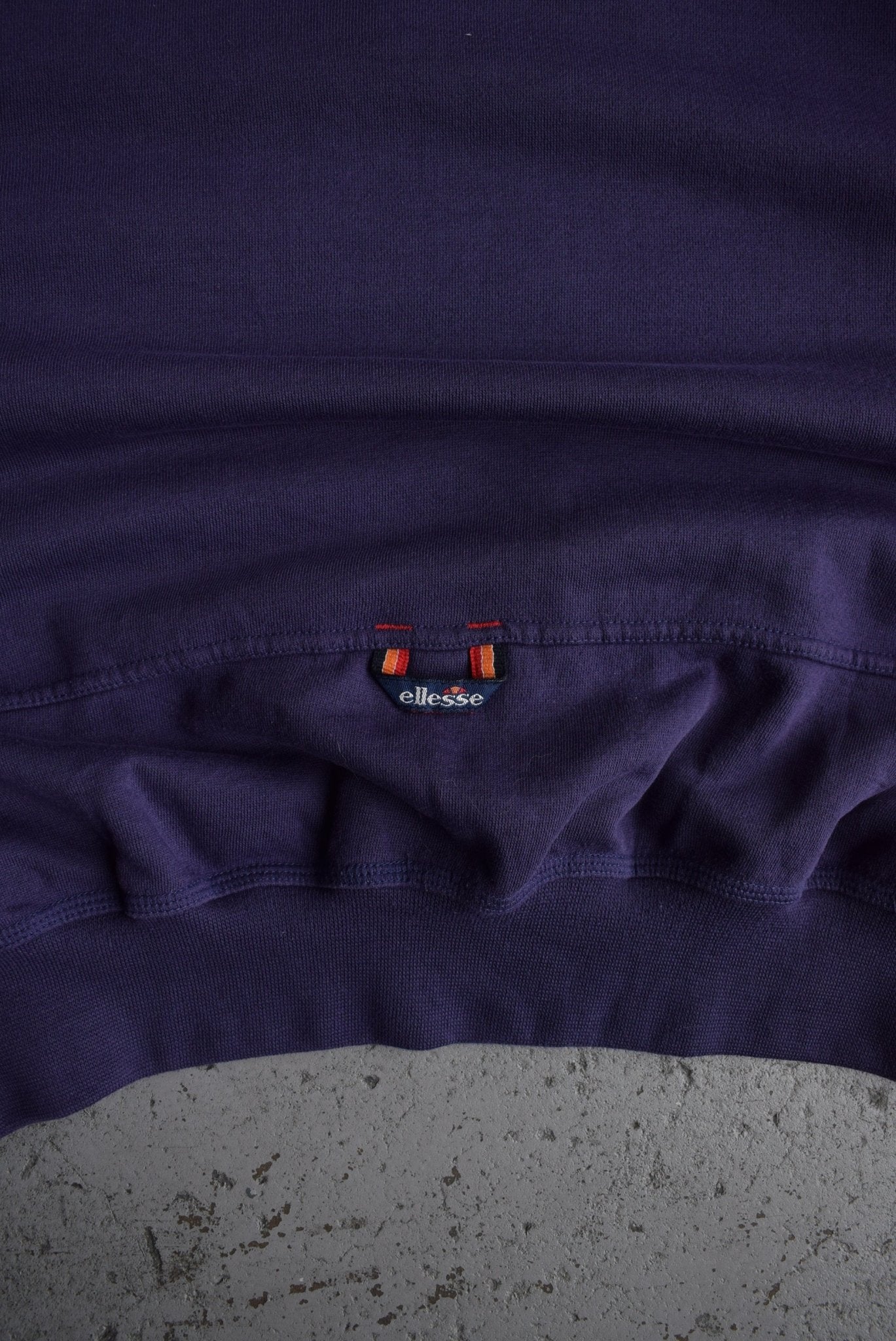 Vintage 90s Ellesse Embroidered Spellout Crewneck (L) - Retrospective Store