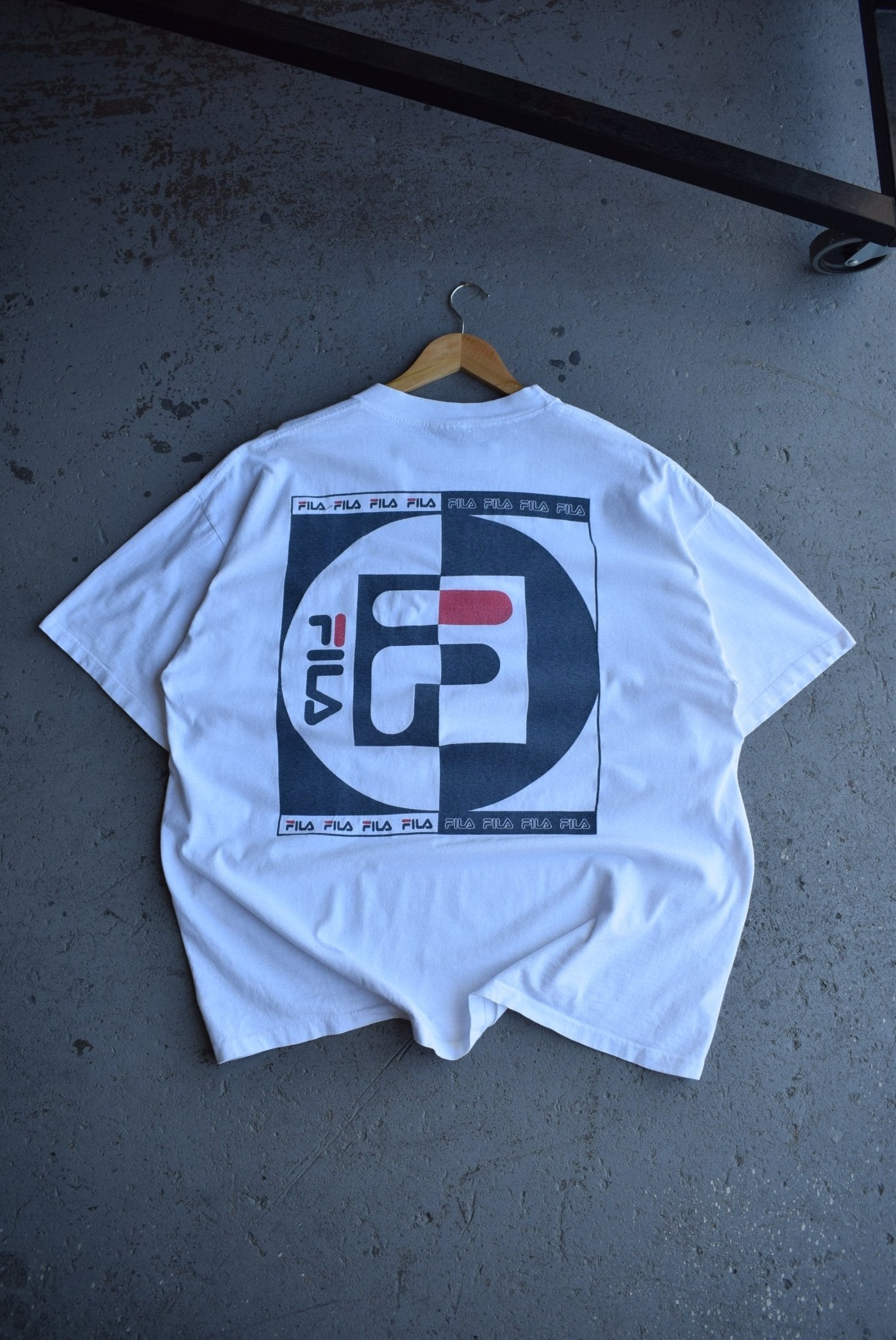 Vintage 90s Fila Graphic Tee (XXL) - Retrospective Store