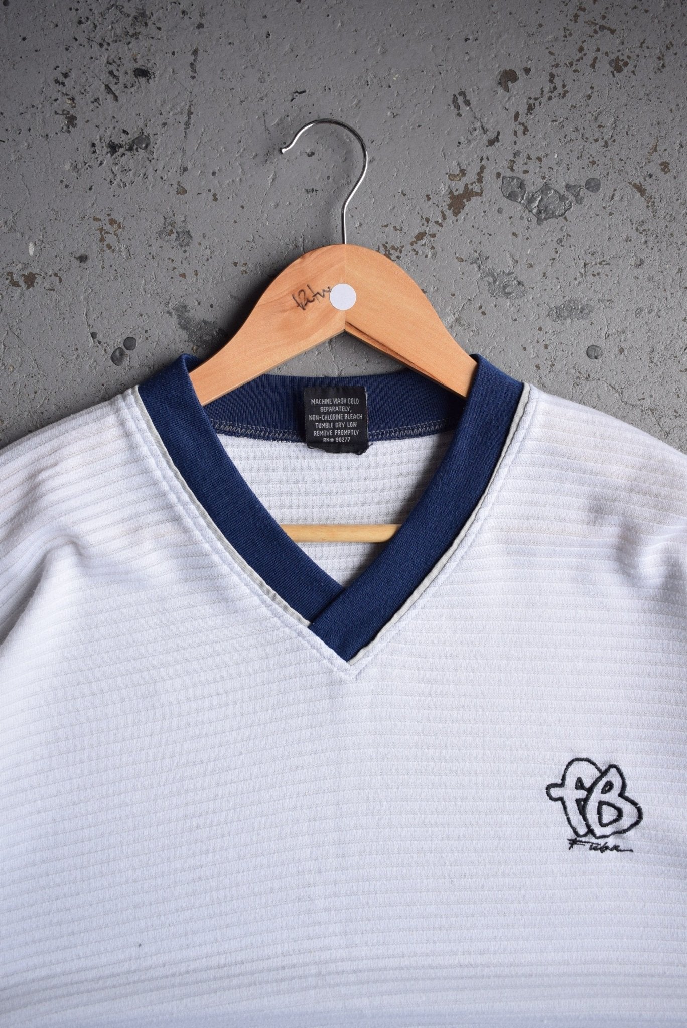 Vintage 90s FUBU Classic Logo Embroidered Tee (XL) - Retrospective Store