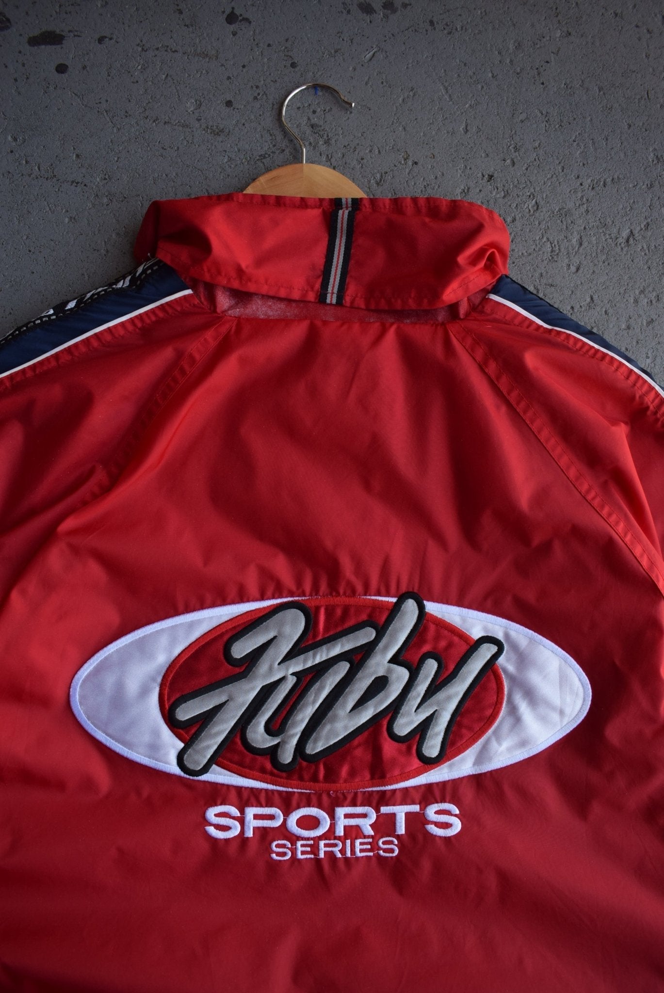 Vintage 90s FUBU Sports Series Embroidered Jacket (XXL) - Retrospective Store
