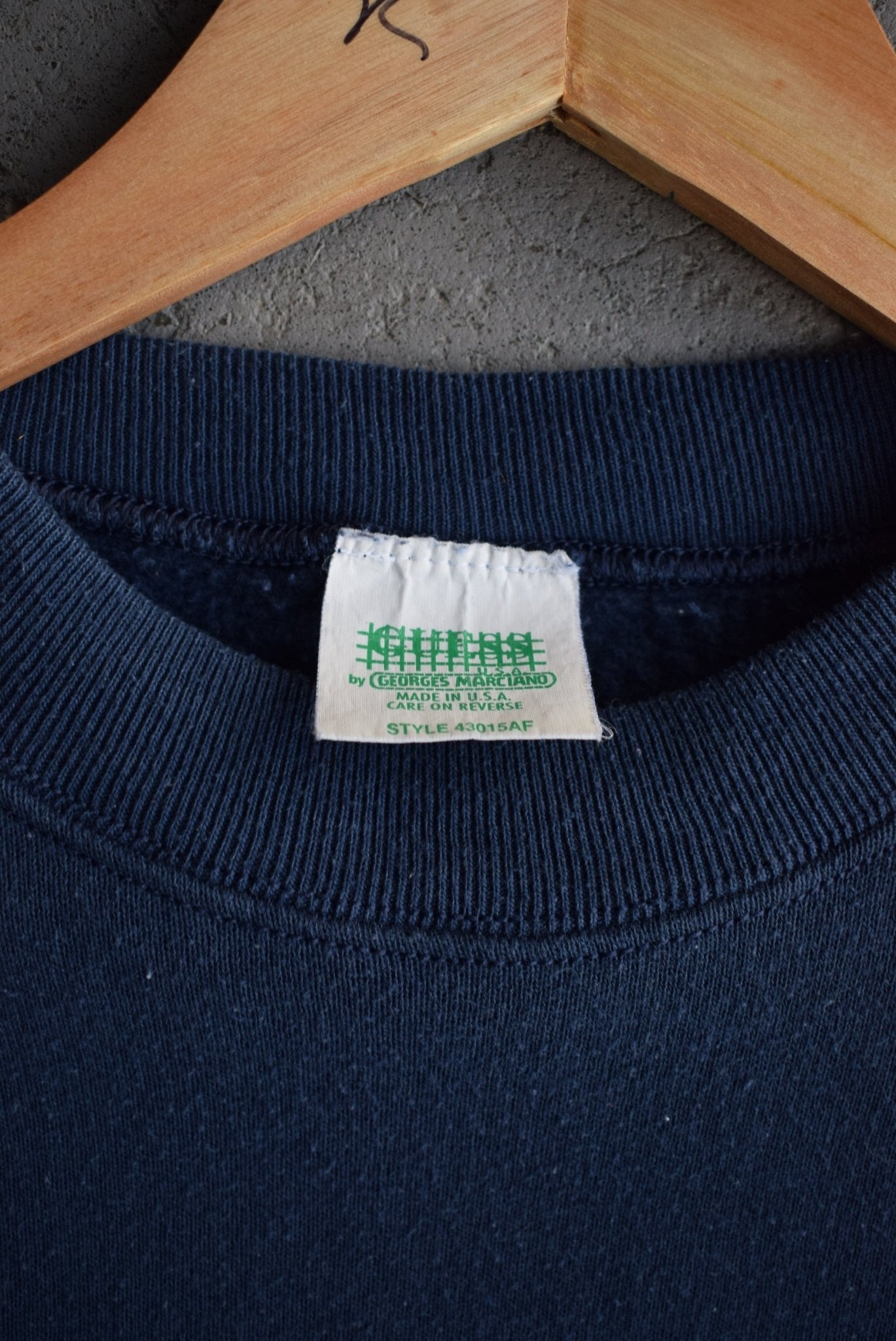 Vintage 90s Guess Jeans Spellout Embroidered Crewneck (S) - Retrospective Store