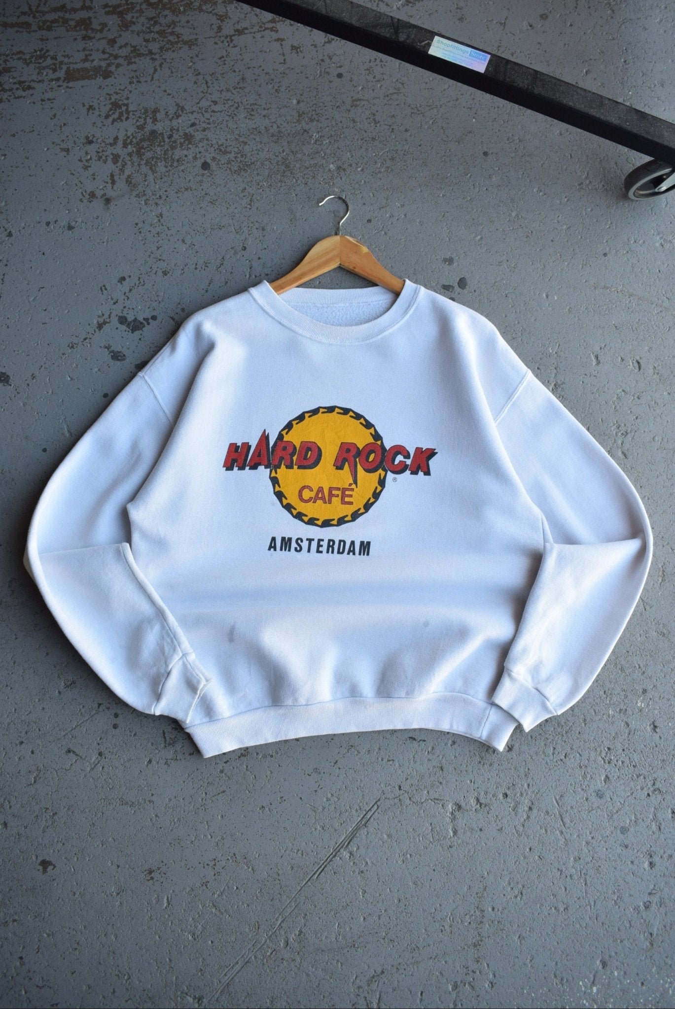 Vintage 90s Hard Rock Cafe Amsterdam Crewneck (M) - Retrospective Store