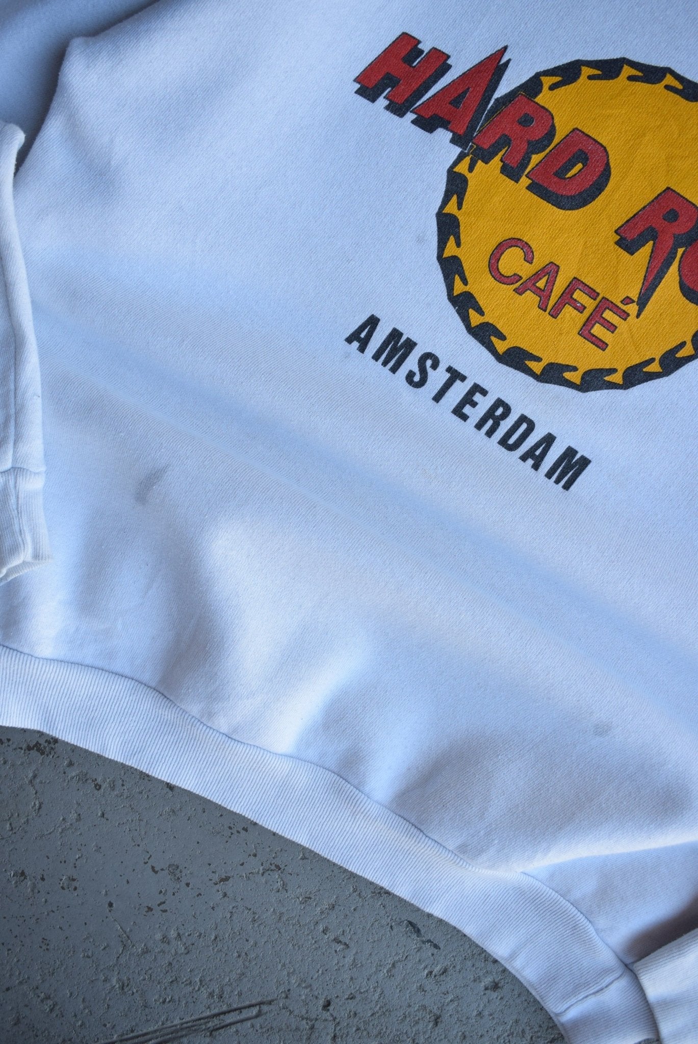 Vintage 90s Hard Rock Cafe Amsterdam Crewneck (M) - Retrospective Store