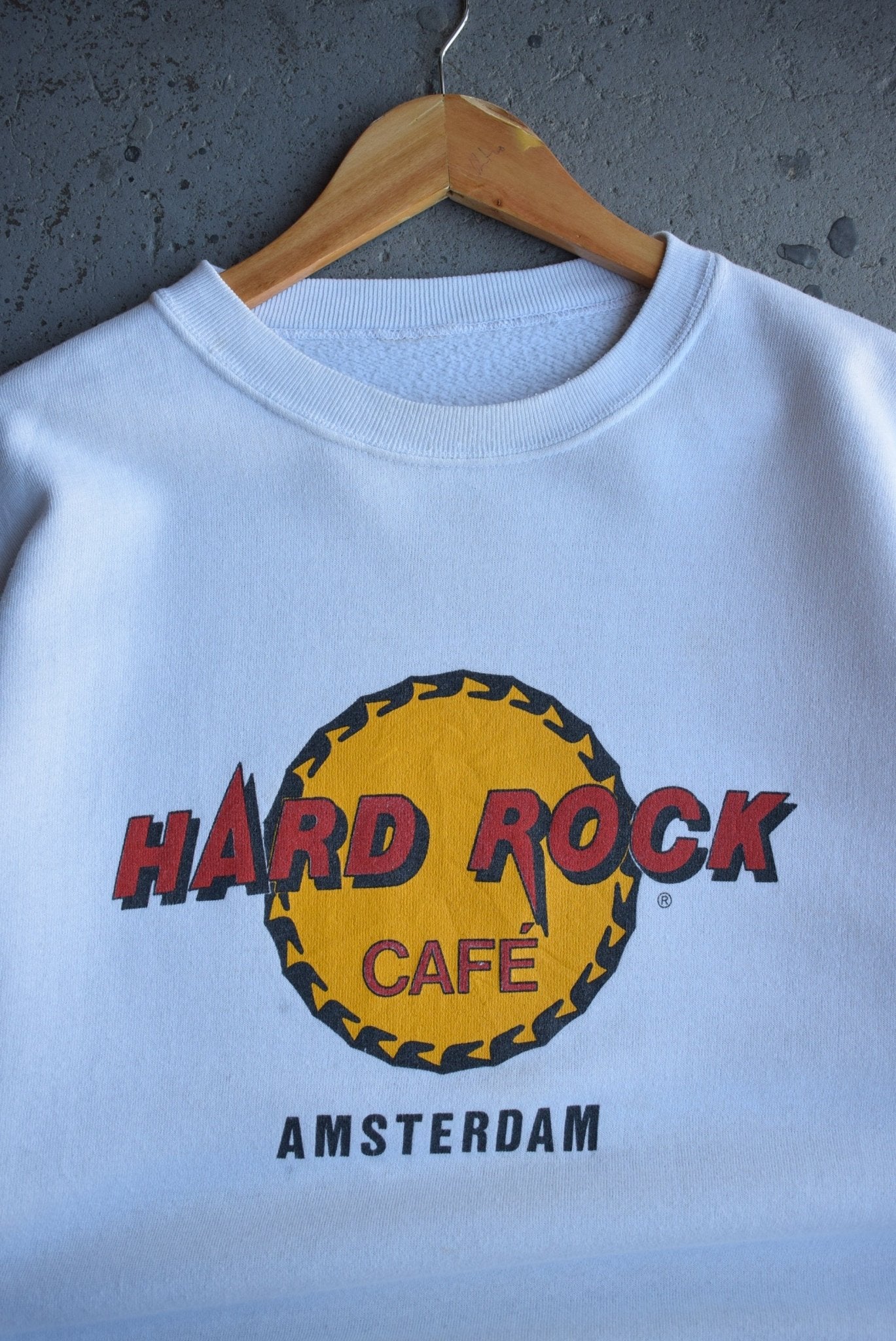 Vintage 90s Hard Rock Cafe Amsterdam Crewneck (M) - Retrospective Store
