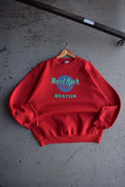 Vintage 90s Hard Rock Cafe Boston Crewneck (XL) - Retrospective Store