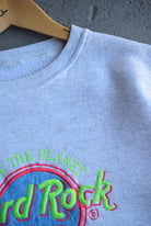 Vintage 90s Hard Rock Cafe Save The Planet Embroidered Crewneck (L) - Retrospective Store