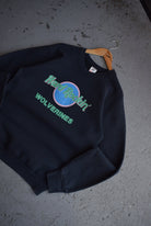 Vintage 90s Hard Rockin' Wolverines Crewneck (M) - Retrospective Store