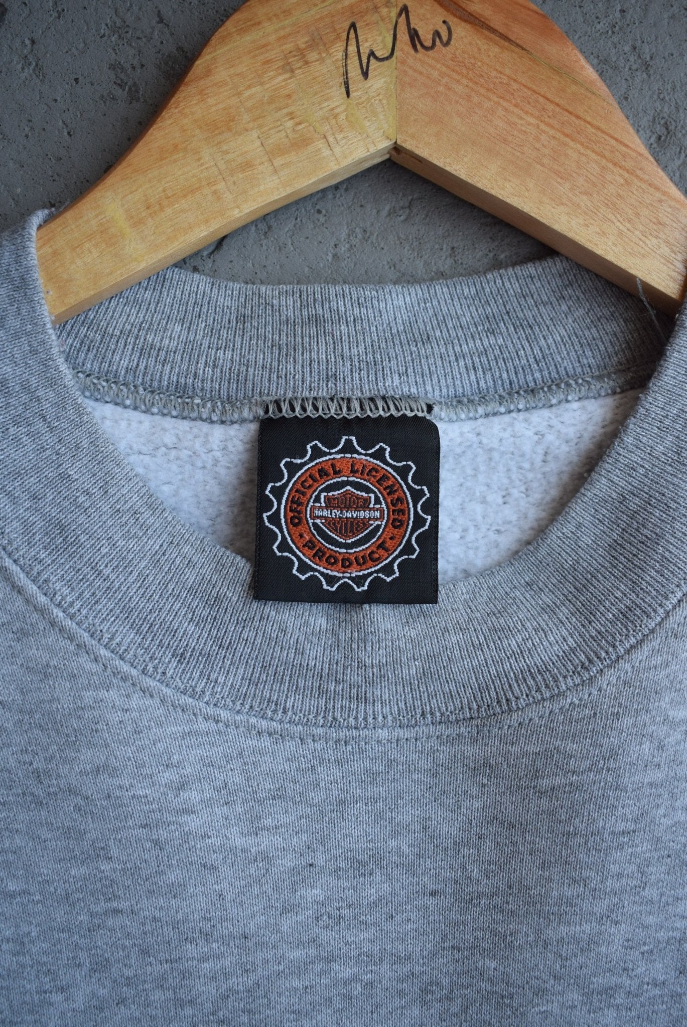 Vintage 90s Harley Davidson Cafe Embroidered Crewneck (L) - Retrospective Store