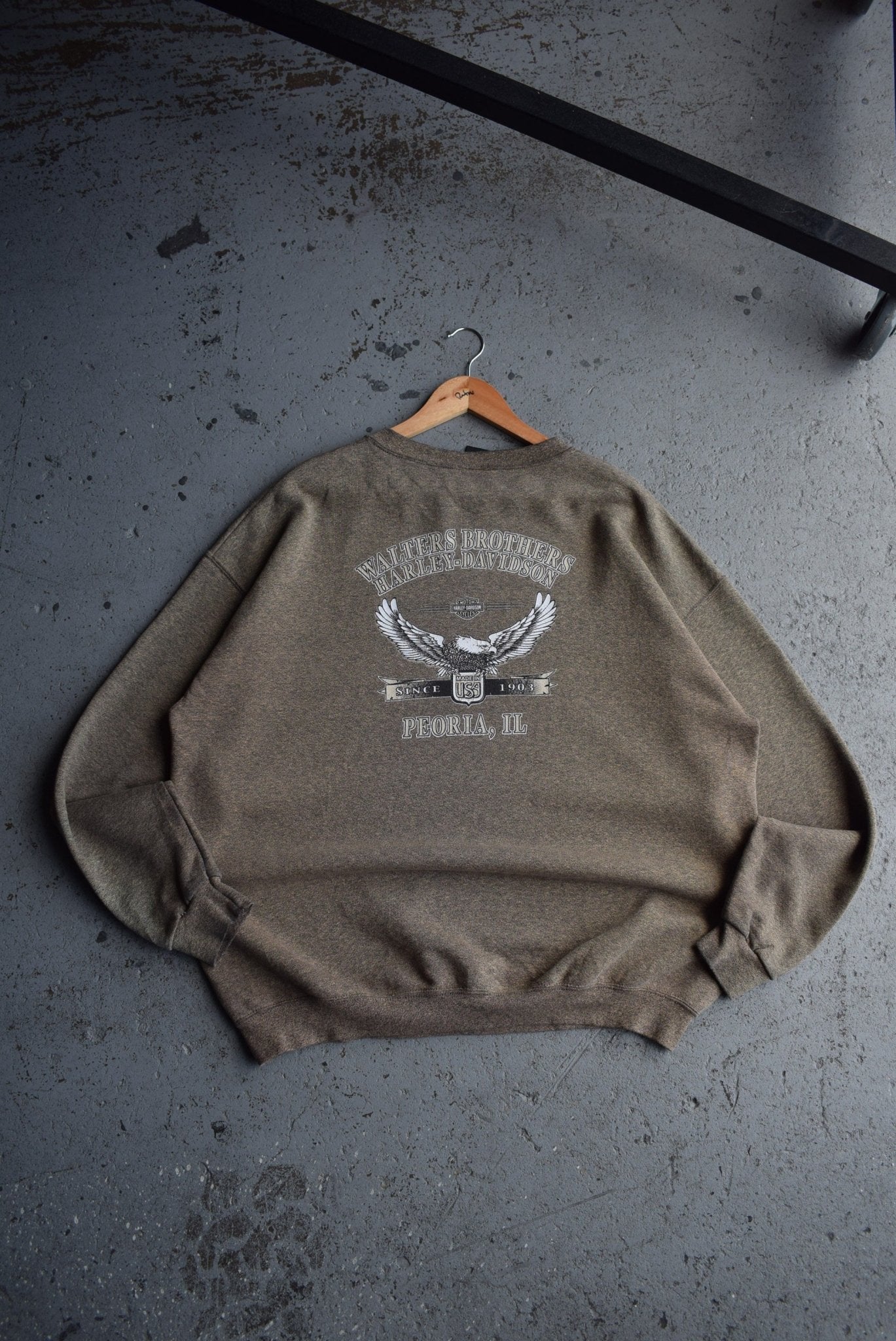 Vintage 90s Harley Davidson Motorcycles Crewneck (XL/XXL) - Retrospective Store