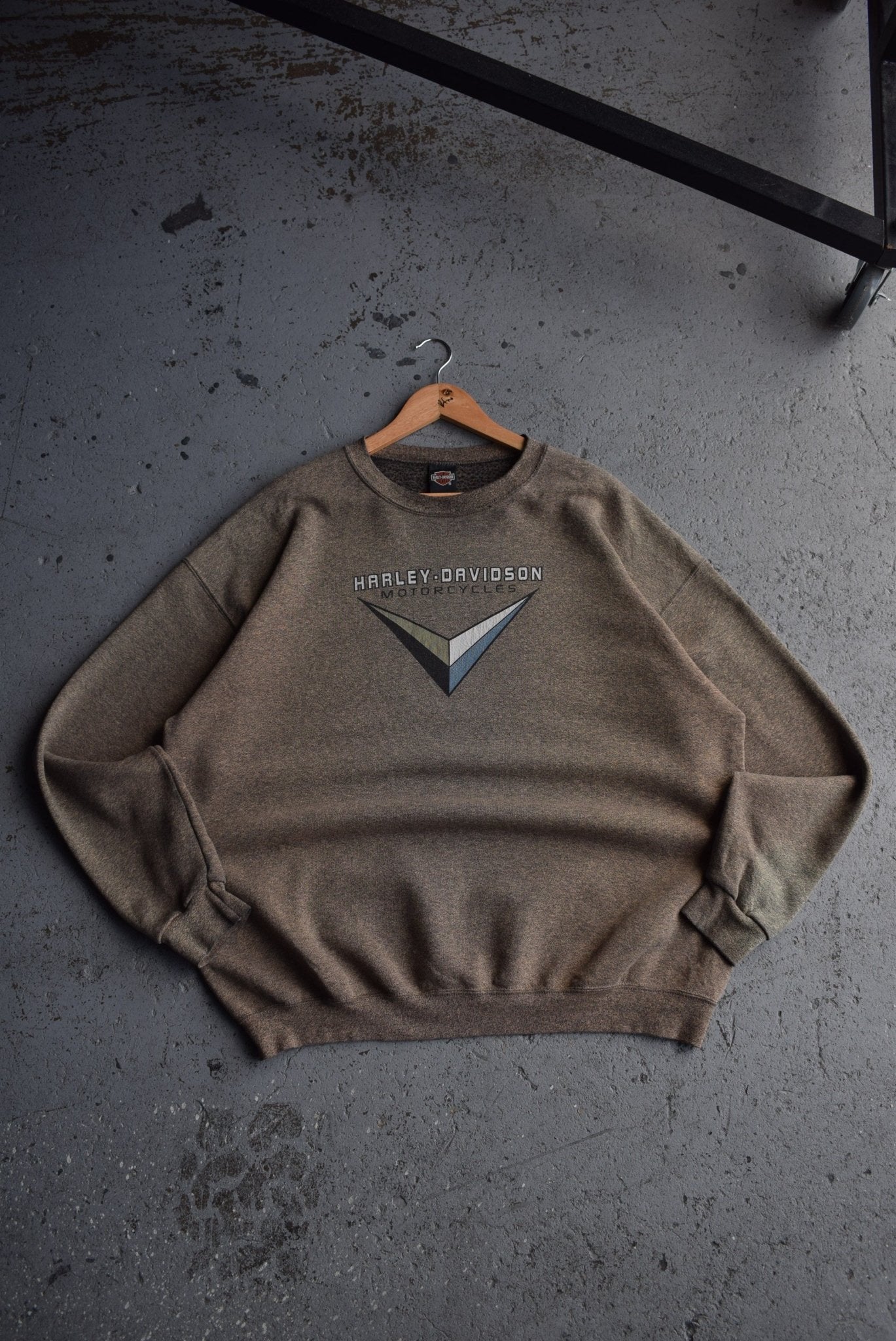 Vintage 90s Harley Davidson Motorcycles Crewneck (XL/XXL) - Retrospective Store