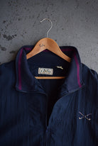 Vintage 90s IZOD Embroidered Spellout Jacket (XL) - Retrospective Store