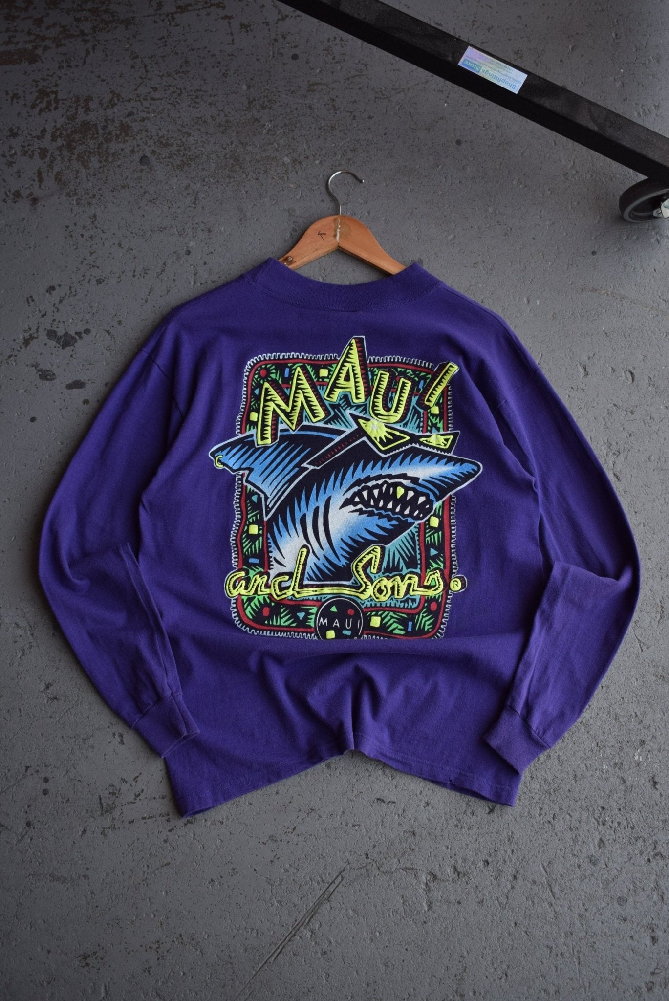 Vintage 90s Maui and Sons Surfwear Long Sleeve Tee (M) - Retrospective Store