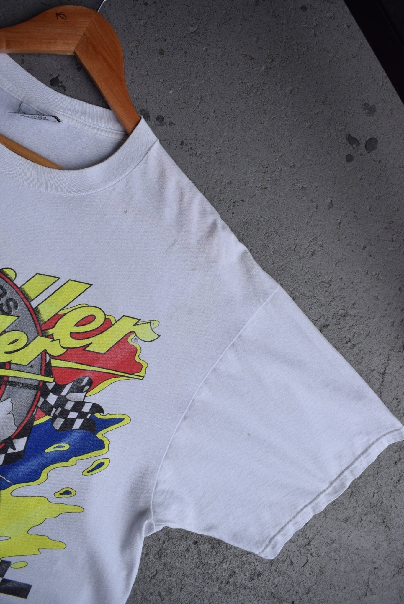 Vintage 90s NASCAR Miller Racing Tee (XXL) - Retrospective Store