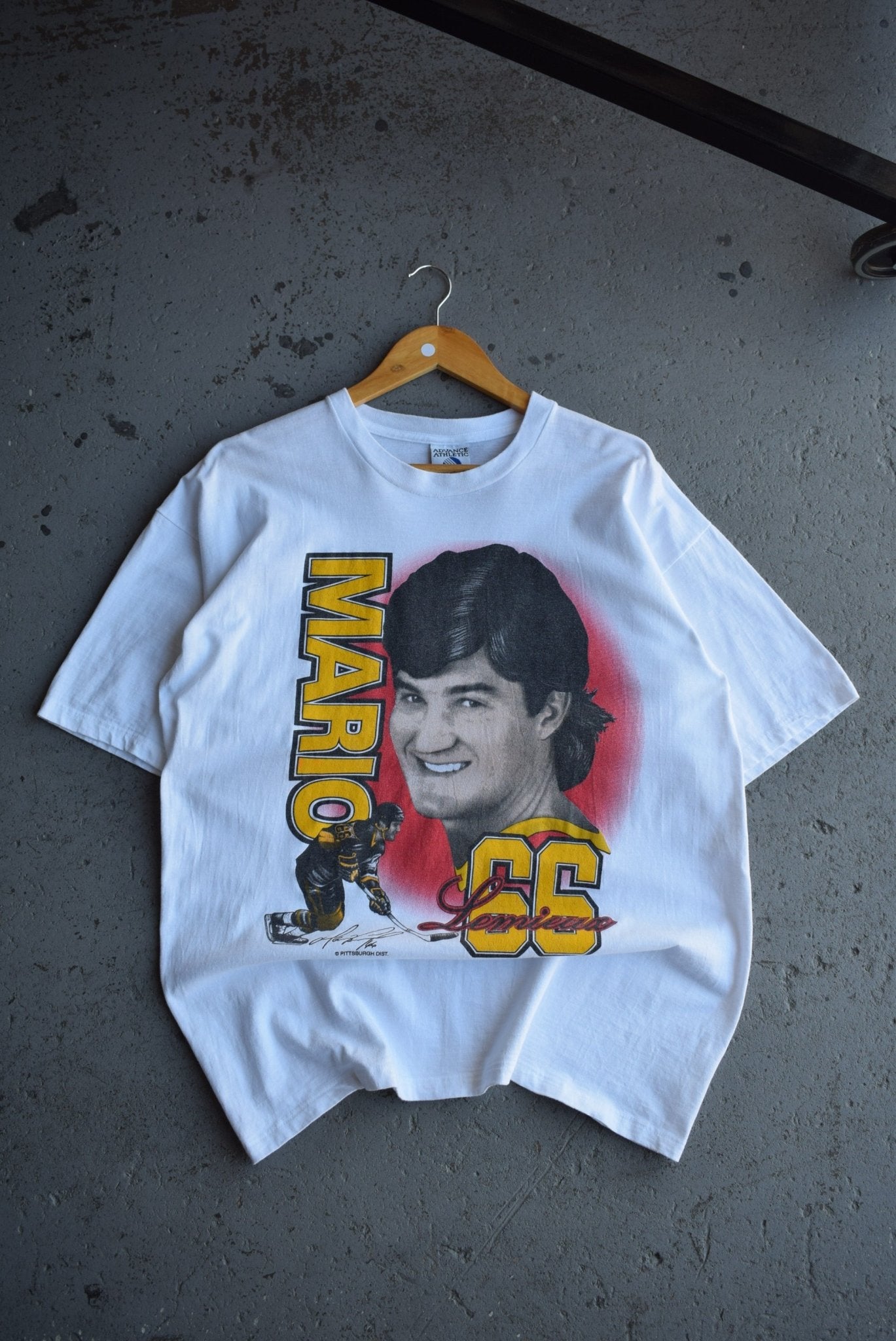 Vintage 90s NHL Mario Lemieux Tee (L) - Retrospective Store