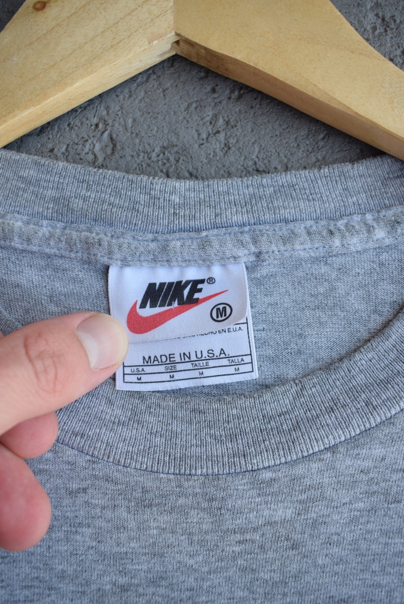 Vintage 90s Nike Basketball 'It's About Hoop' Tee (M/L) - Retrospective Store