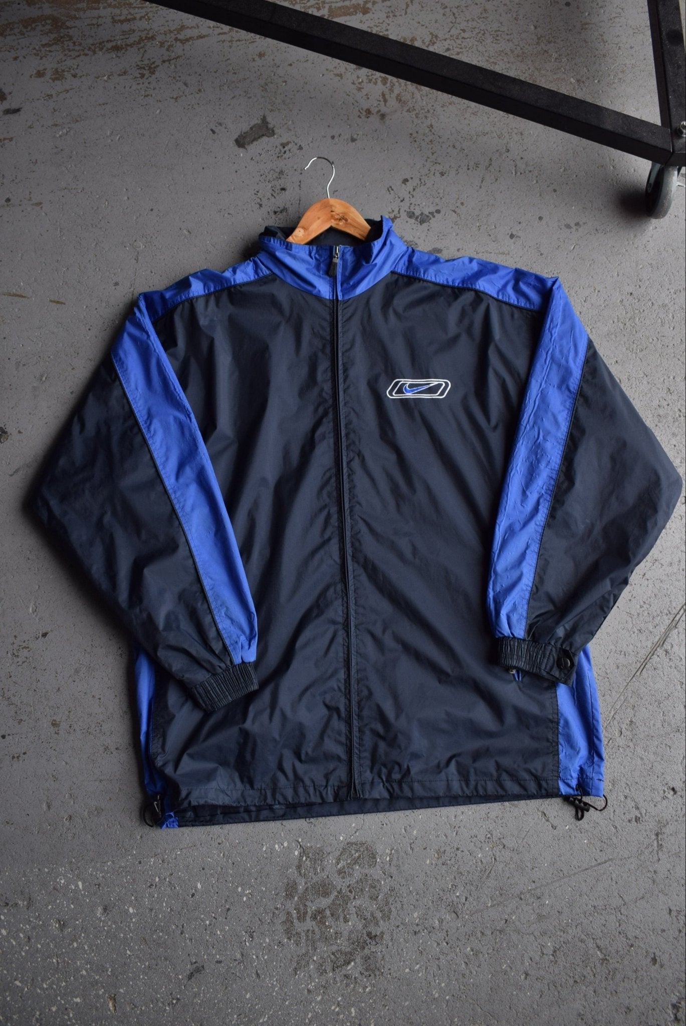 Vintage 90s Nike Big Swoosh Embroidered Jacket (XXL) - Retrospective Store