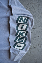 Vintage 90s Nike Big Swoosh Long Sleeve Tee (L) - Retrospective Store