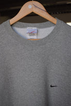 Vintage 90s Nike Classic Logo Embroidered Crewneck (L/XL) - Retrospective Store