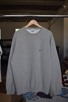 Vintage 90s Nike Classic Logo Embroidered Crewneck (L/XL) - Retrospective Store
