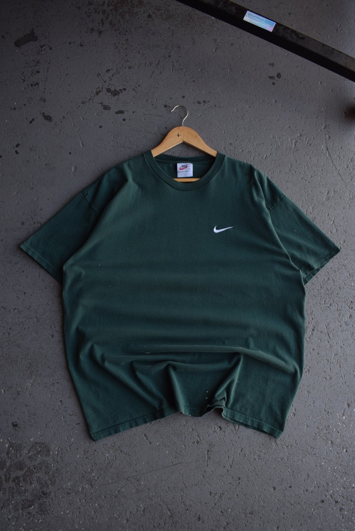 Vintage 90s Nike Classic Logo Embroidered Tee (XL) - Retrospective Store