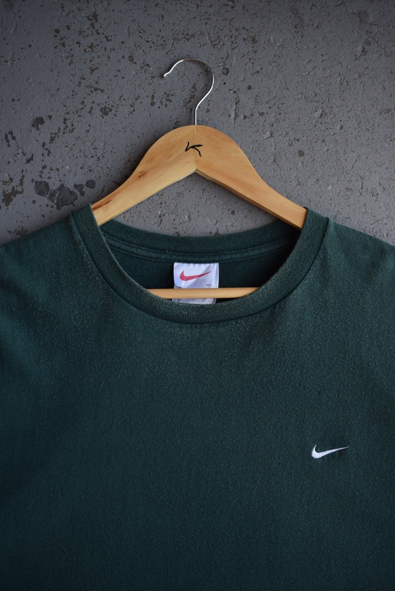 Vintage 90s Nike Classic Logo Embroidered Tee (XL/XXL) - Retrospective Store